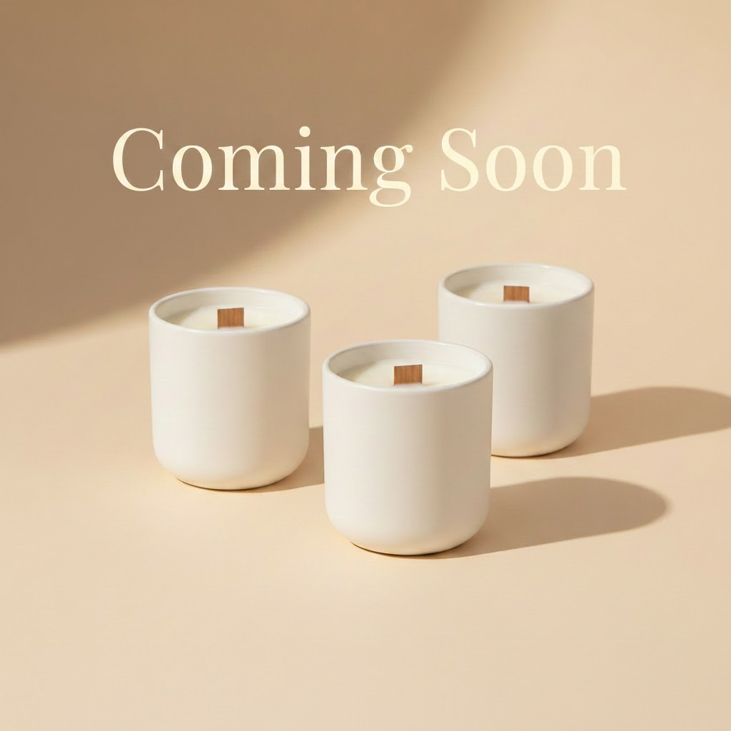 Coming Soon Mini Ivory Candle Vessels